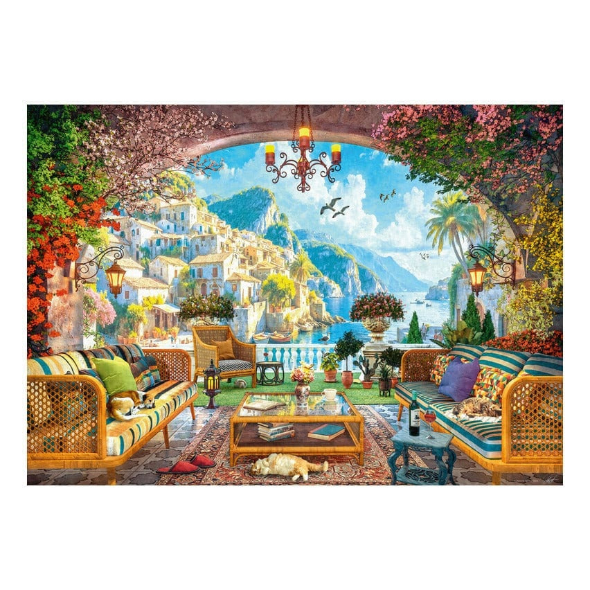 Ravensburger Mediterranean Terrace View 1000pc Puzzle