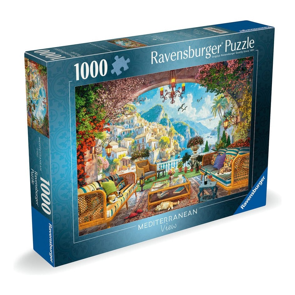 Ravensburger Mediterranean Terrace View 1000pc Puzzle