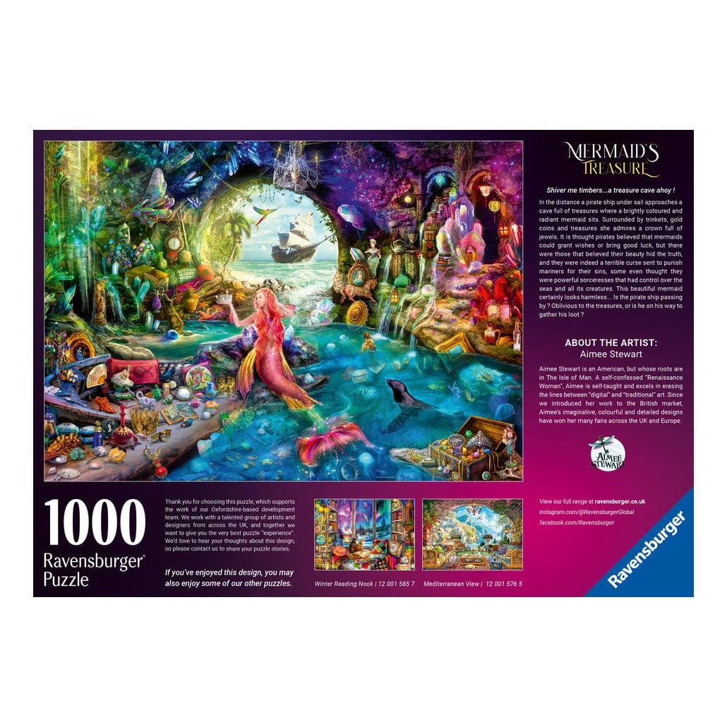 Ravensburger Mermaids Treasure 1000pc Puzzle