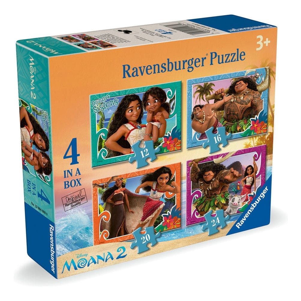 Ravensburger Moana 2 4 in a Box Jigsaw Puzzle Set 4005555040880