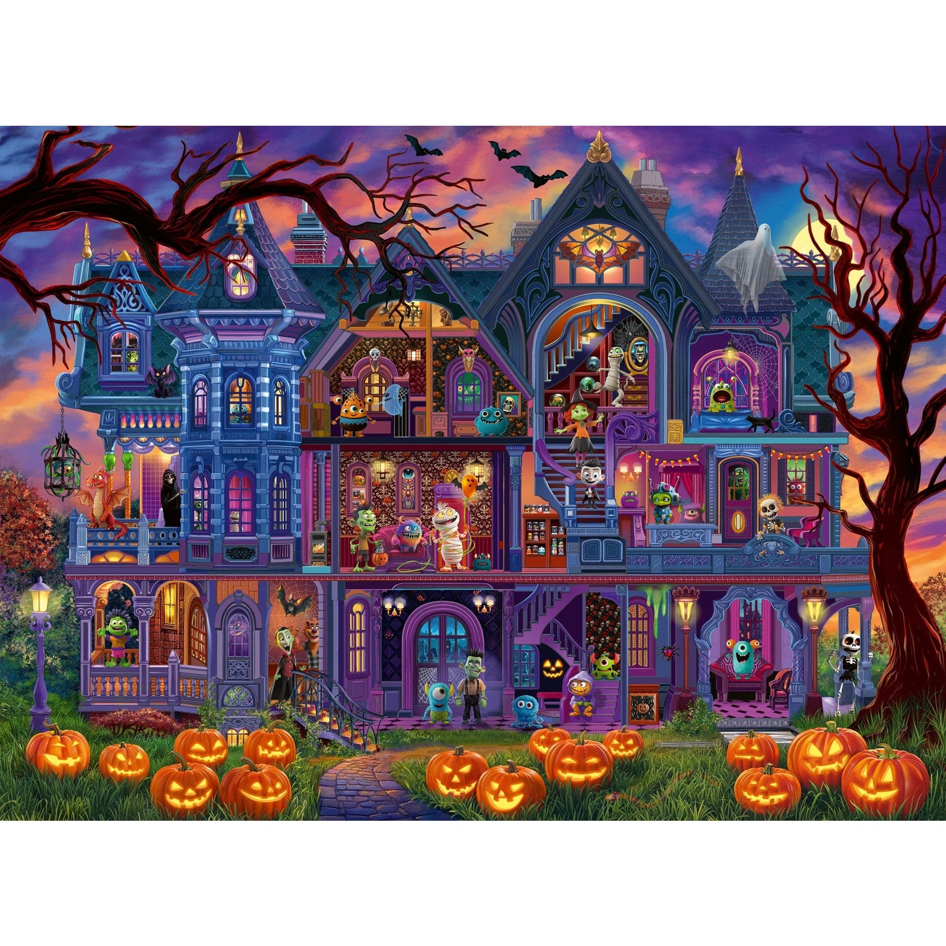 Ravensburger Monster House Party XXL 100 Piece Jigsaw Puzzle