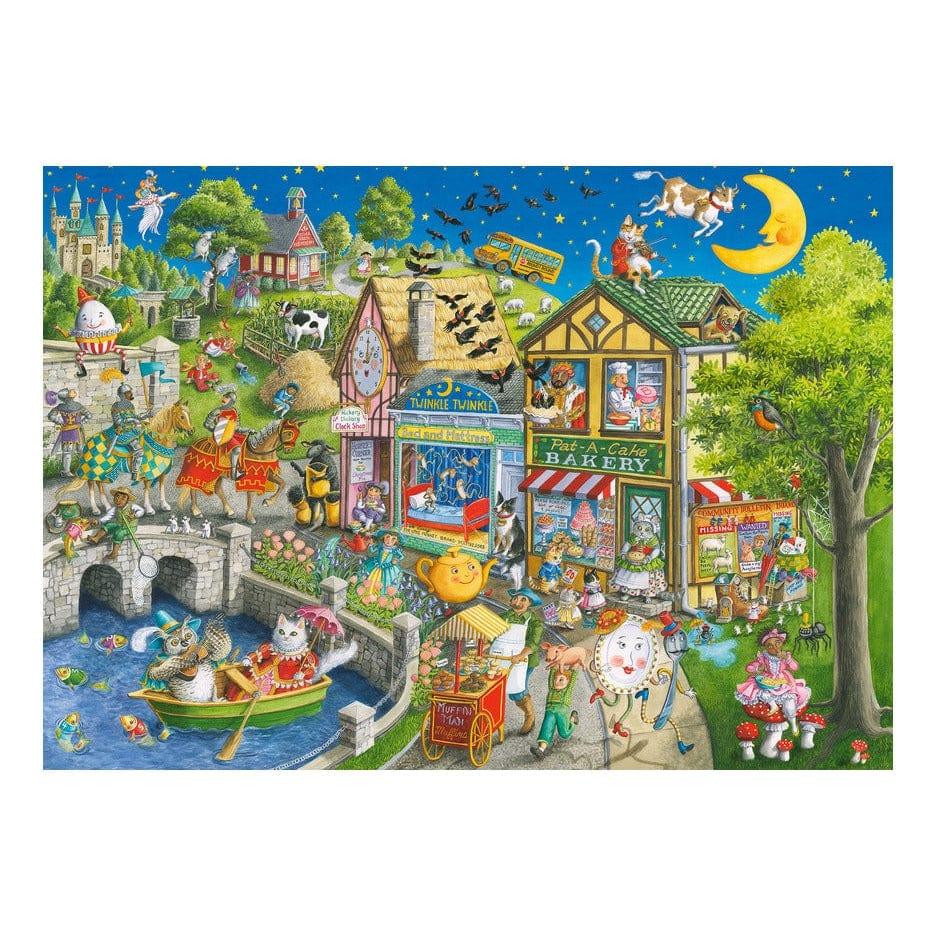 Ravensburger Mother Gooseville 1000pc Jigsaw Puzzle Fun 4005555013525