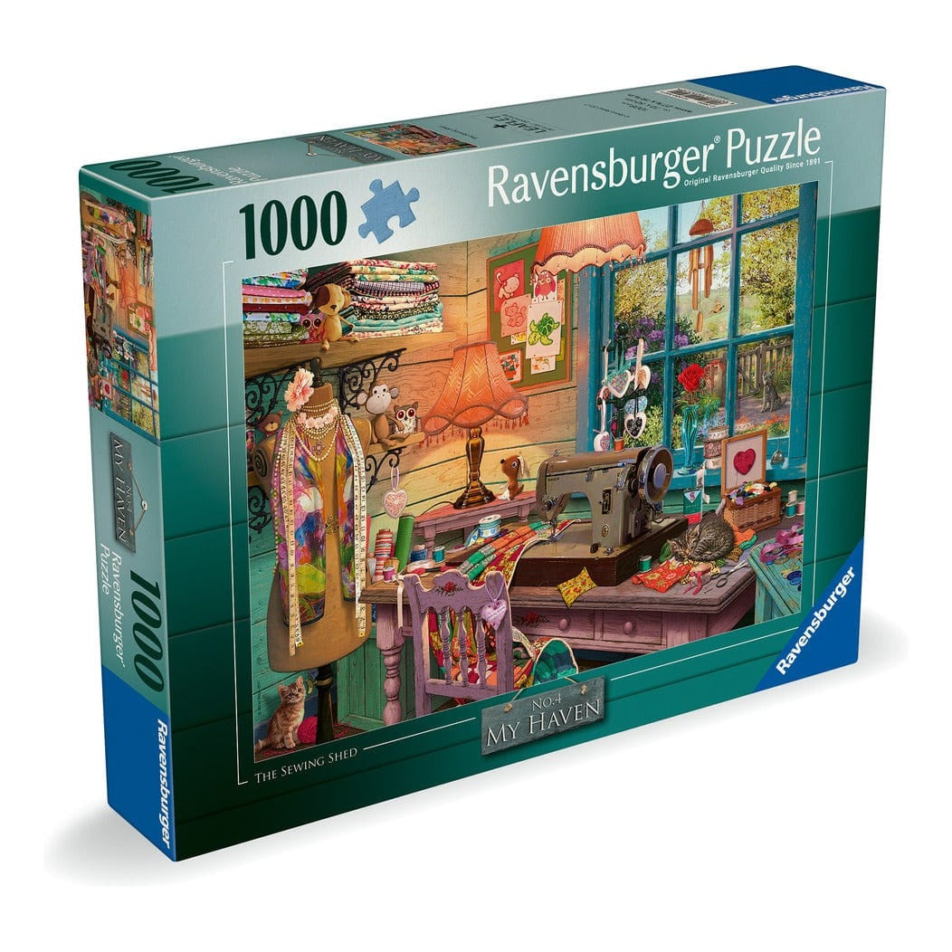 Ravensburger My Haven No 4 The Sewing Shed 1000pc Puzzle 4005555003229