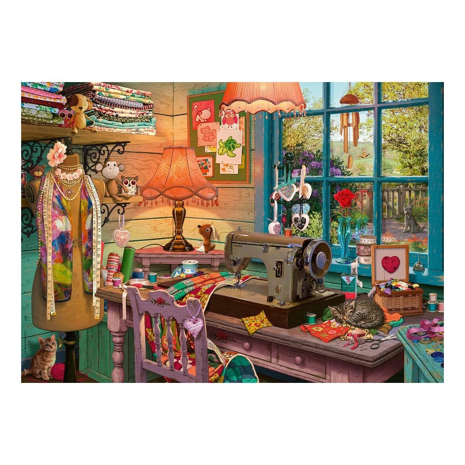 Ravensburger My Haven No 4 The Sewing Shed 1000pc Puzzle 4005555003229