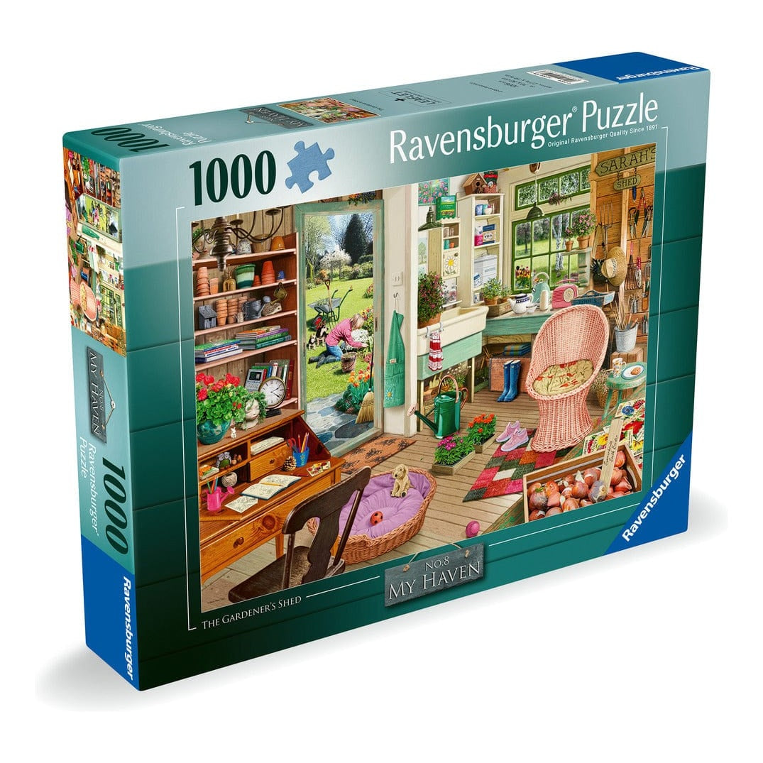 Ravensburger My Haven No 8 The Gardener's Shed 1000pc Puzzle