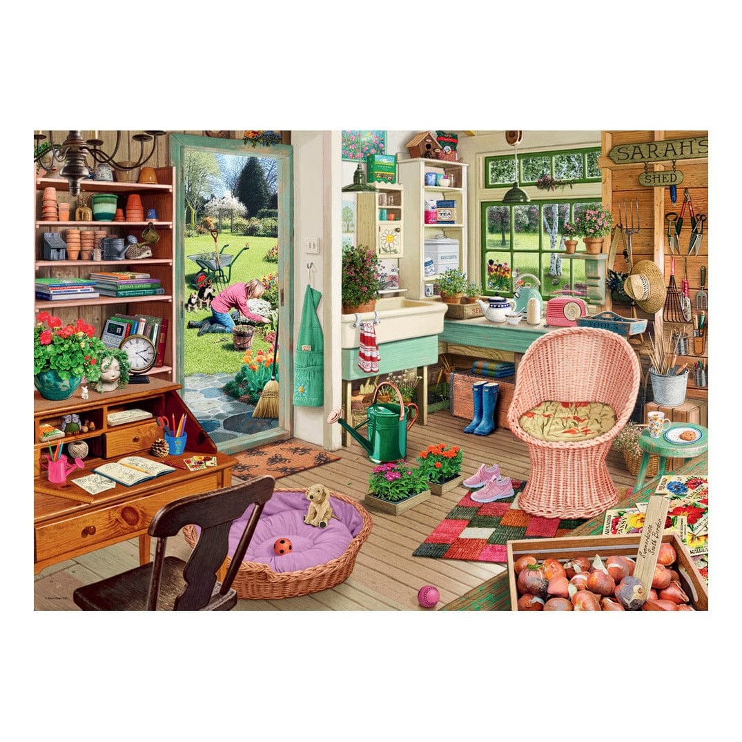 Ravensburger My Haven No 8 The Gardener's Shed 1000pc Puzzle