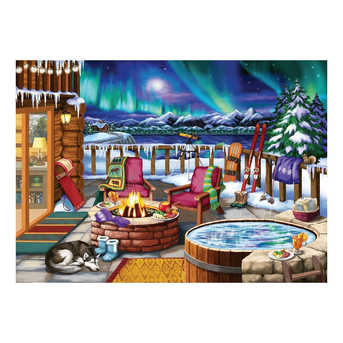 Ravensburger Northern Lights 500pc Large Format Puzzle