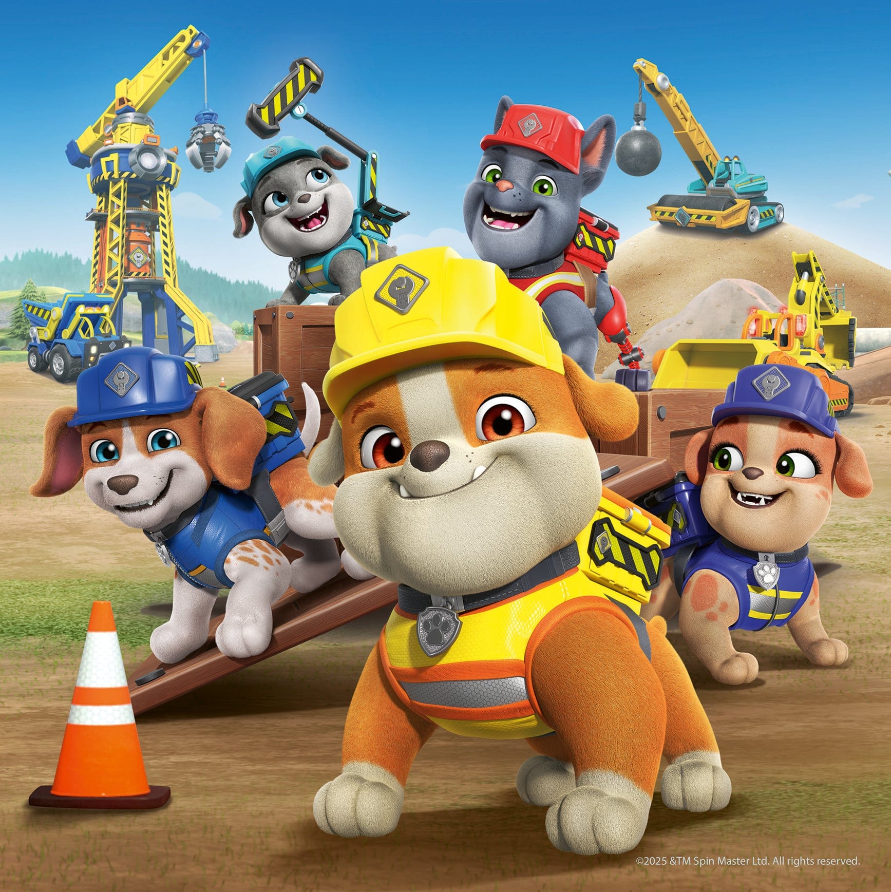 Ravensburger Paw Patrol Rubble & Crew 3x49 Piece Jigsaw Puzzle 4005555041689