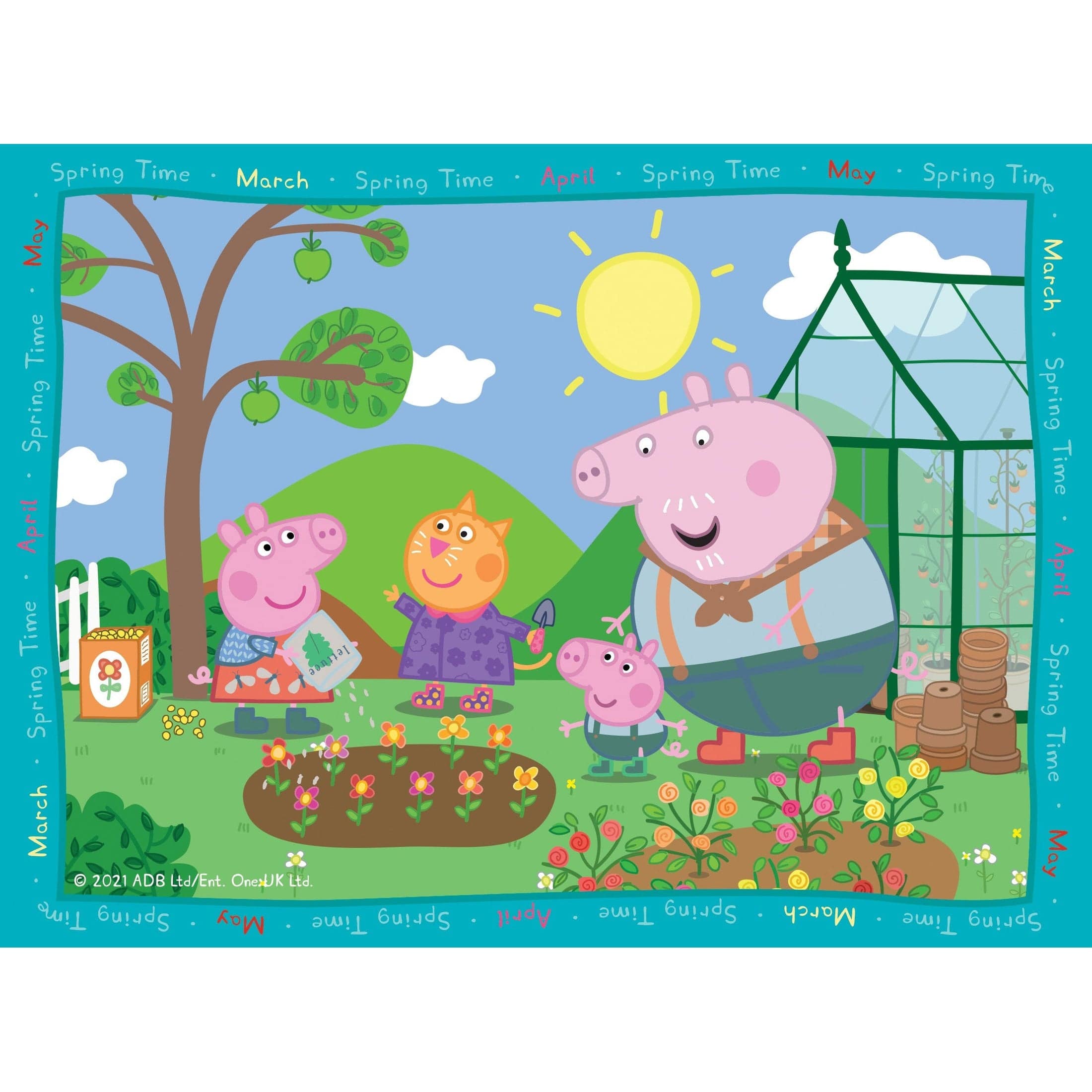 Ravensburger Peppa Pig Four Seasons 4 in a Box Jigsaw Puzzle 4005556031146