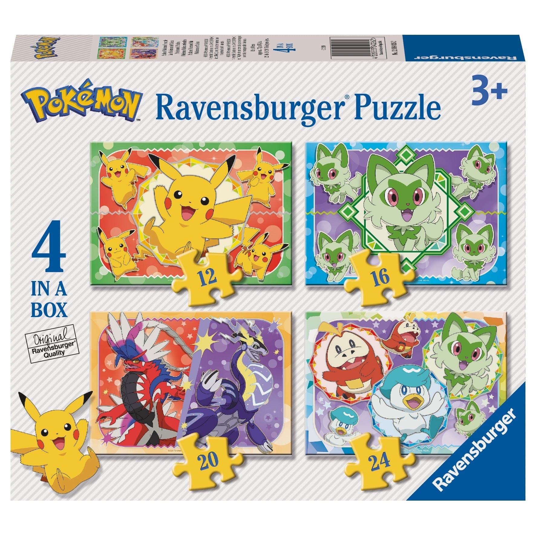 Ravensburger Pokemon 4 in a Box Jigsaw Puzzle Set 4005555040262