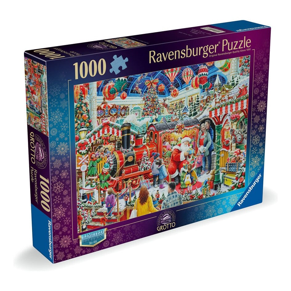 Ravensburger Santa's Steam Train Grotto 1000pc Puzzle