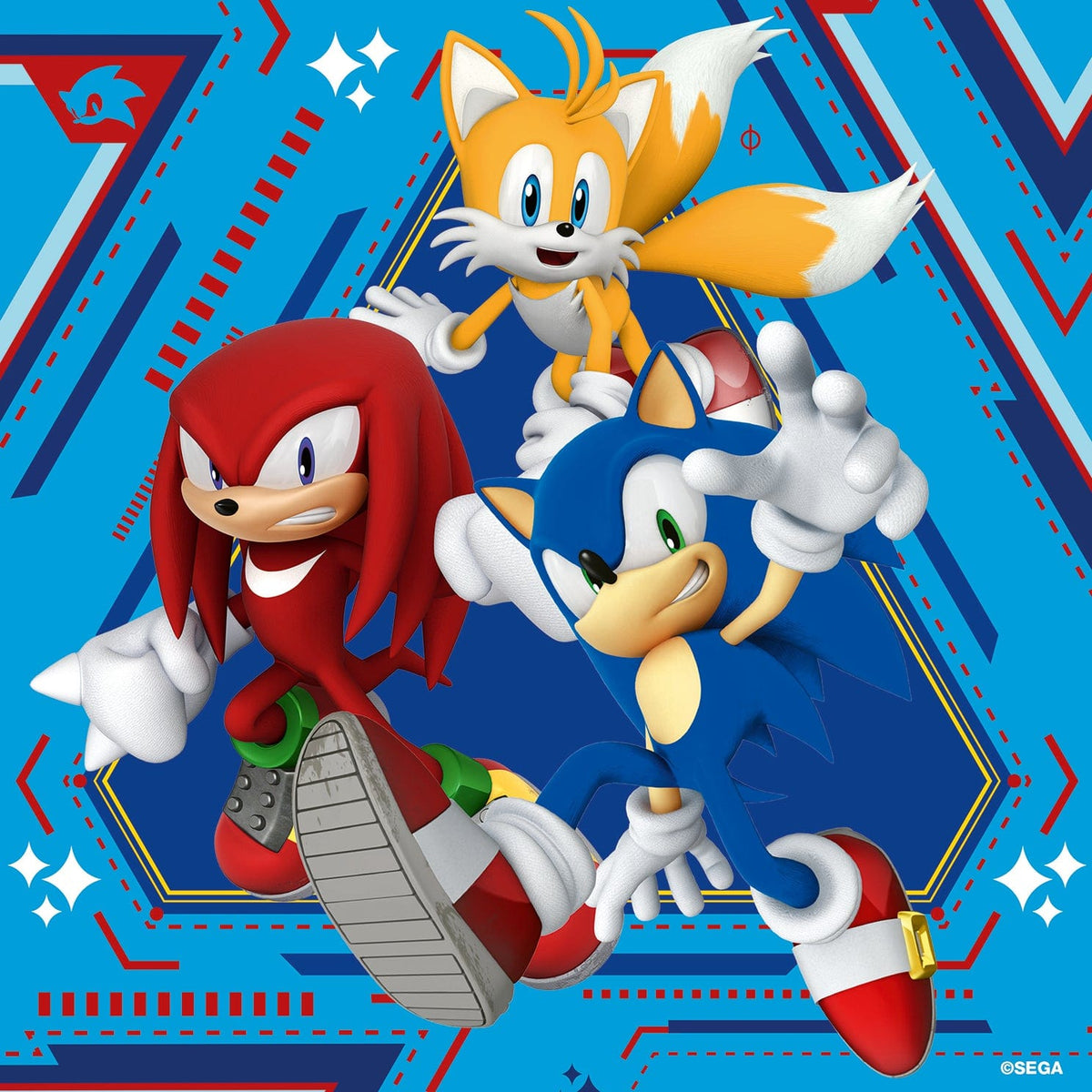 Ravensburger Sonic The Hedgehog 3x49pc Jigsaw Puzzle 4005555011330