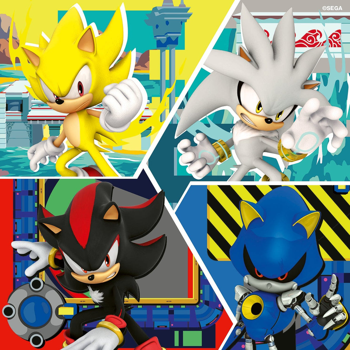 Ravensburger Sonic The Hedgehog 3x49pc Jigsaw Puzzle 4005555011330