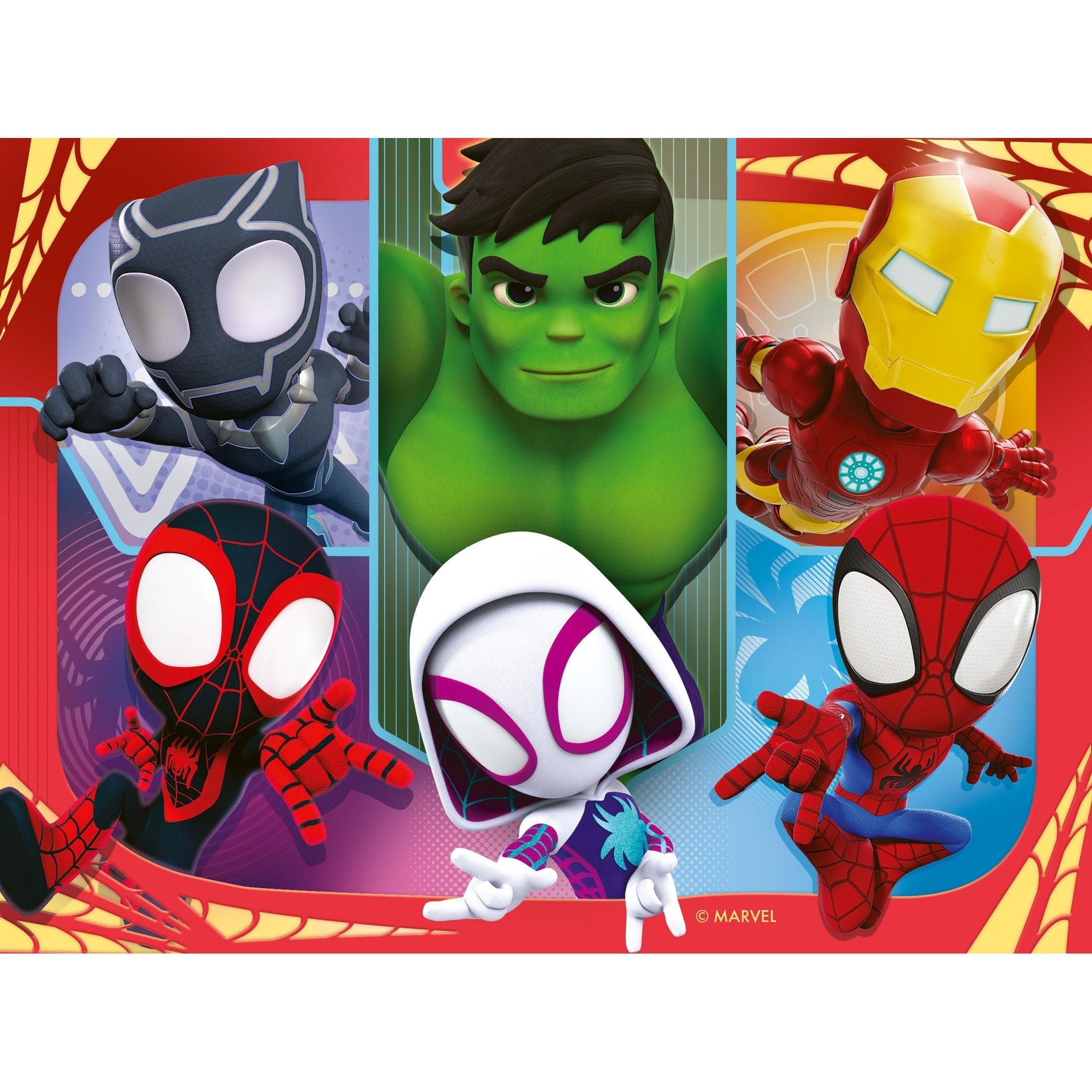 Ravensburger Spidey & His Amazing Friends 4 in a Box Puzzle 4005555010647