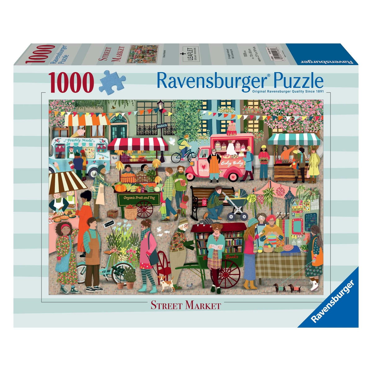 Ravensburger Street Market 1000pc Jigsaw Puzzle Adventure 4005555012603