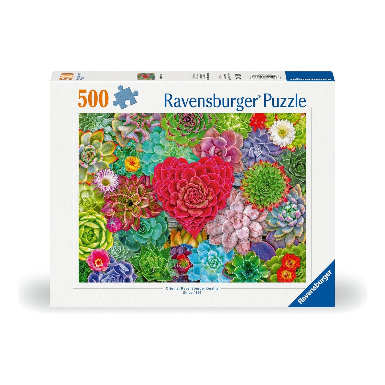 Ravensburger Succulent Love 500pc Jigsaw Puzzle 4005555014690