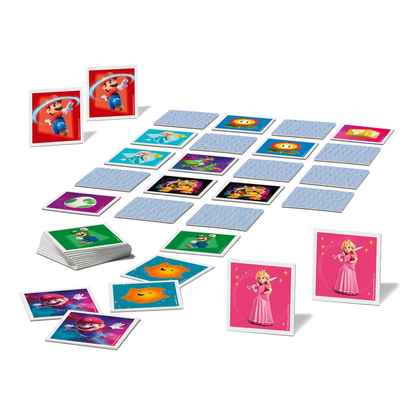 Ravensburger Super Mario Galaxy Mini Memory Card Game For Kids Family Game With Colorful Mario Artwork 4005556251063