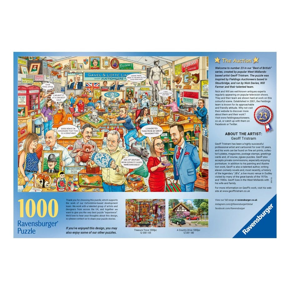 Ravensburger The Auction No 23 1000pc Puzzle 4005555003373