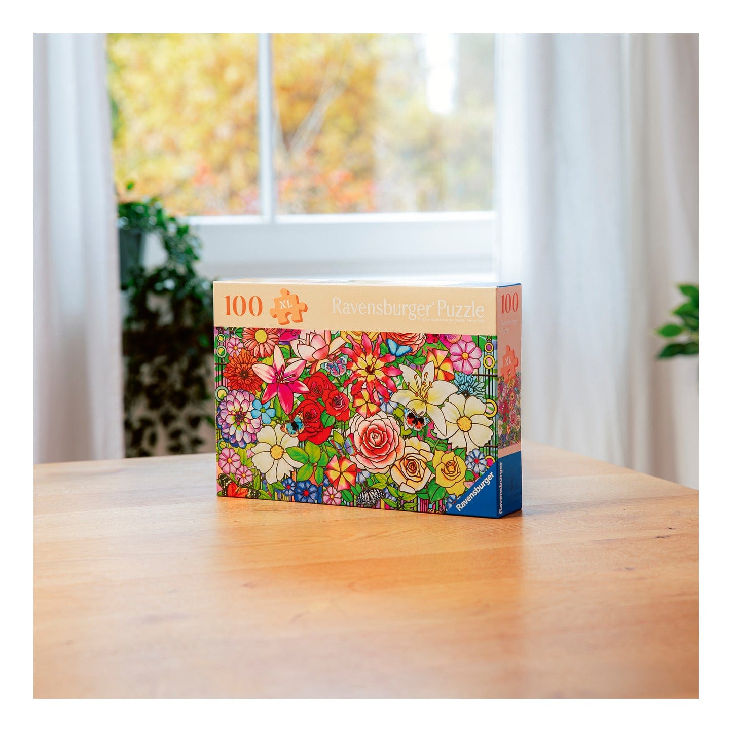 Ravensburger Tiffany Flowers 100pc Puzzle