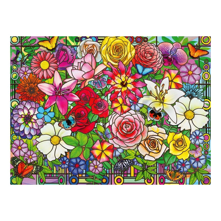 Ravensburger Tiffany Flowers 100pc Puzzle