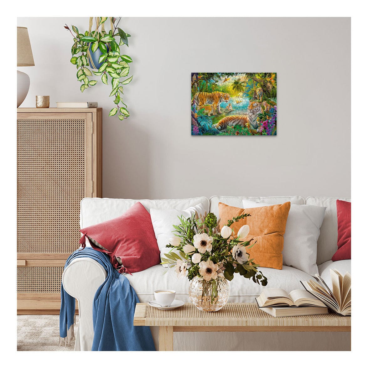 Ravensburger Tiger Family in Oasis 500pc Puzzle