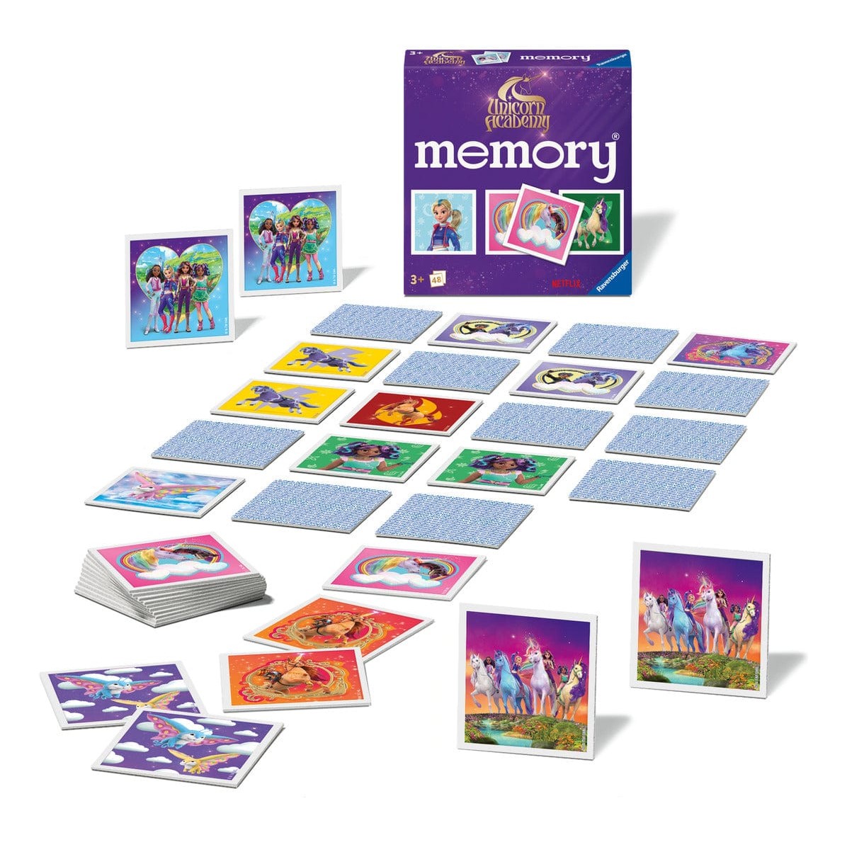 Ravensburger: Unicorn Academy Mini Memory Game