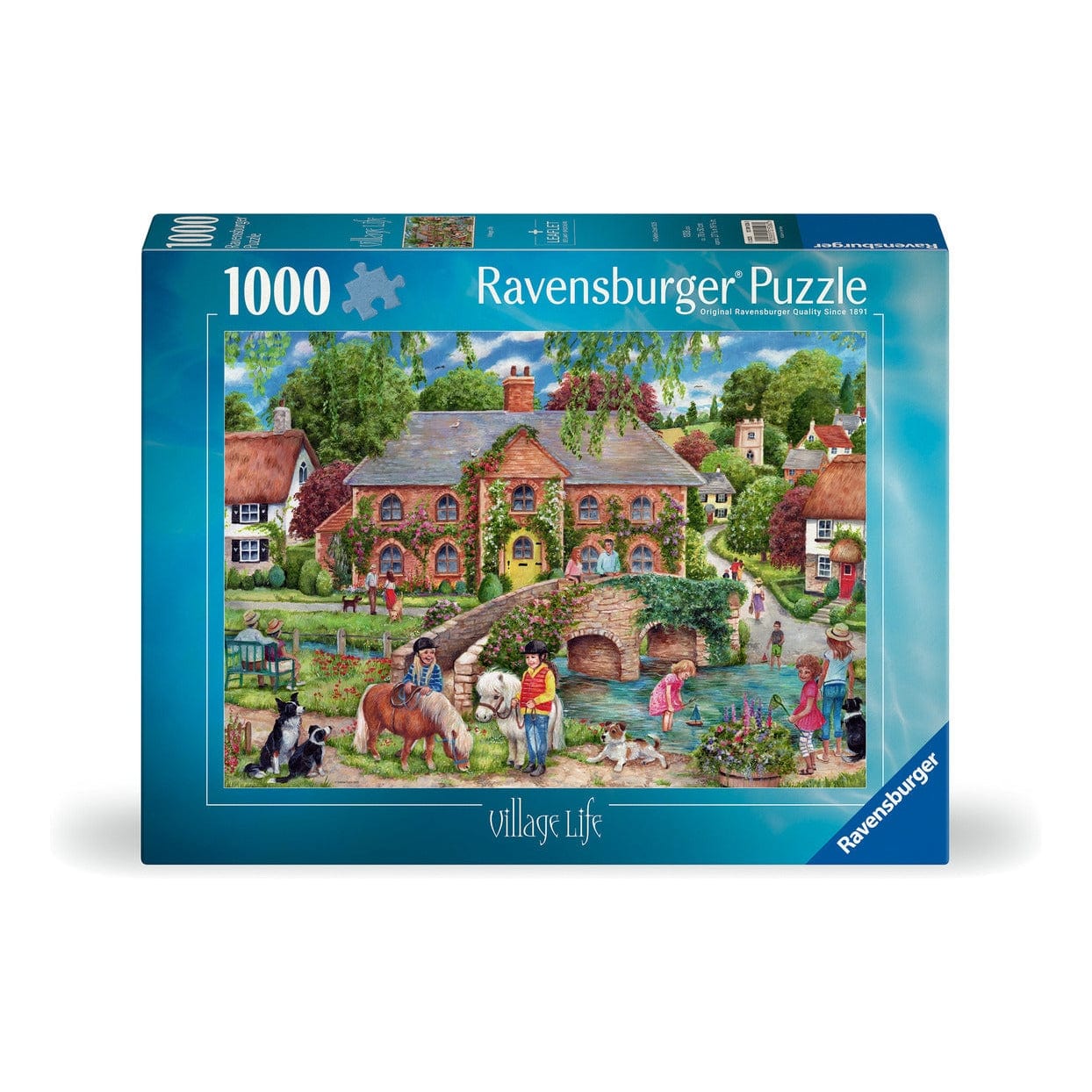 Ravensburger Village Life 1000pc Jigsaw Puzzle Adventure 4005555015260