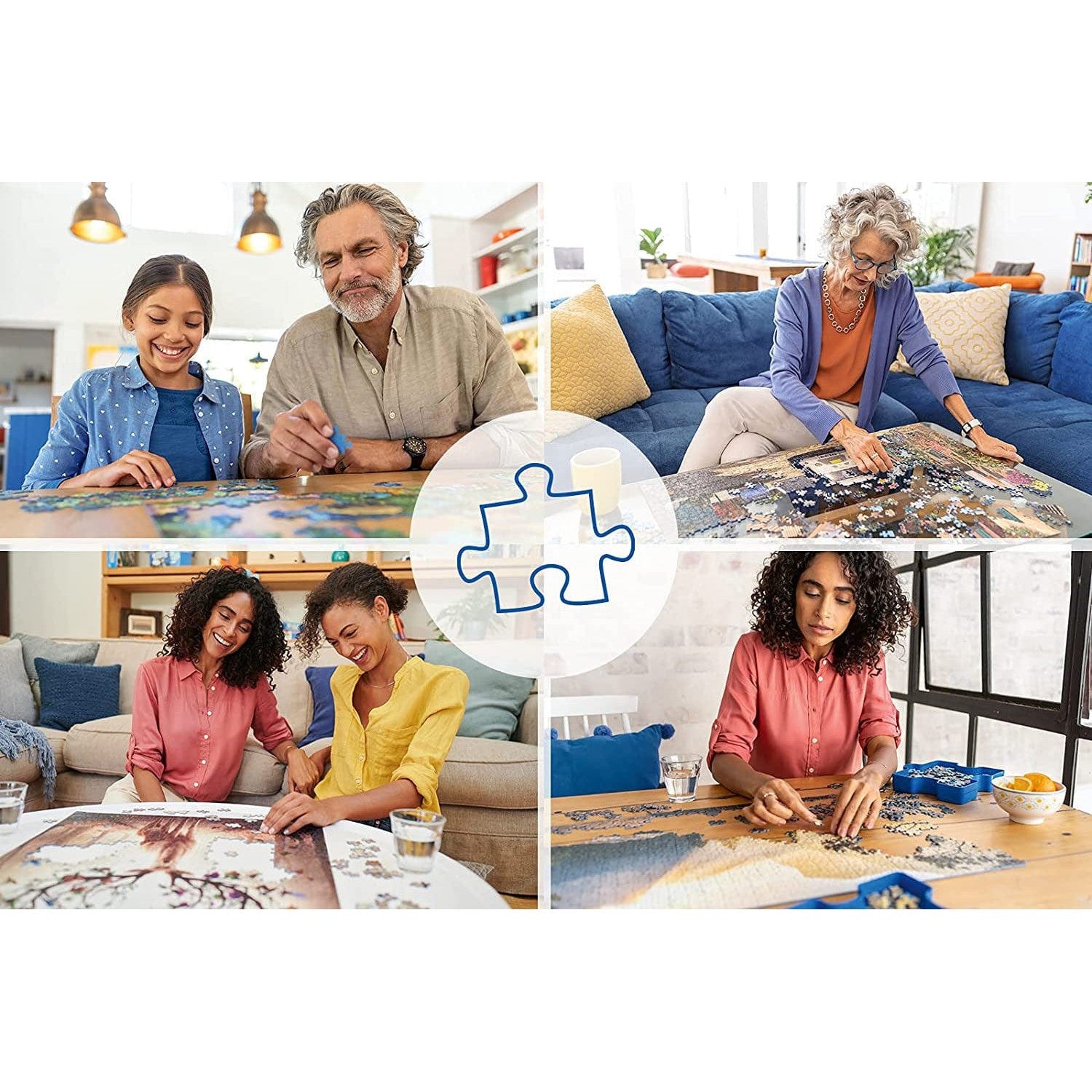 Ravensburger Villas by the Sea 750pc Large Format Puzzle