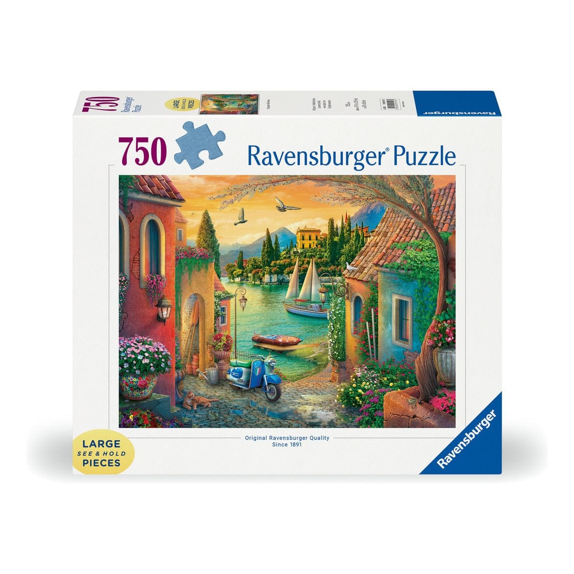 Ravensburger Villas by the Sea 750pc Large Format Puzzle