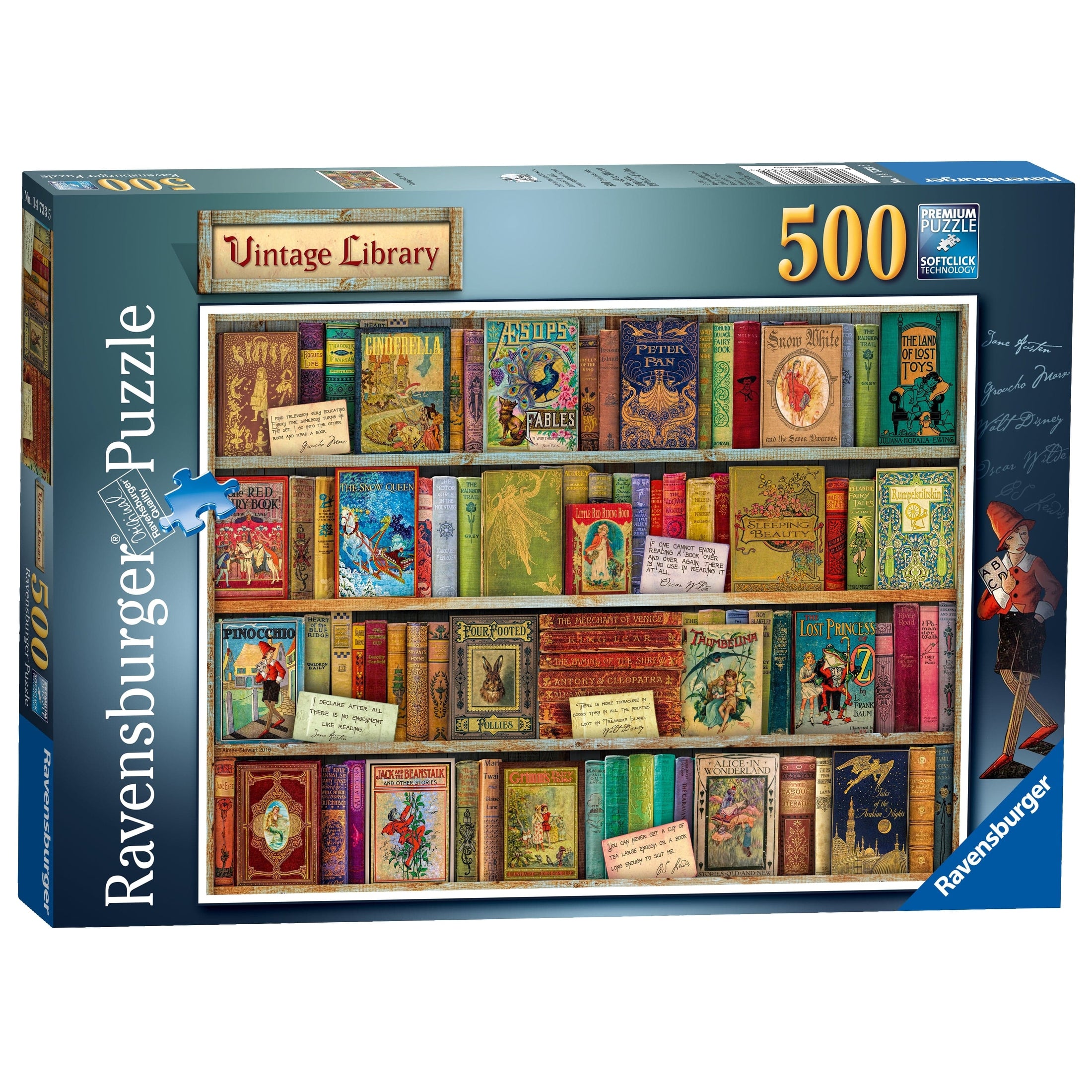 Ravensburger Vintage Library Aimee Stewart 500pc Puzzle