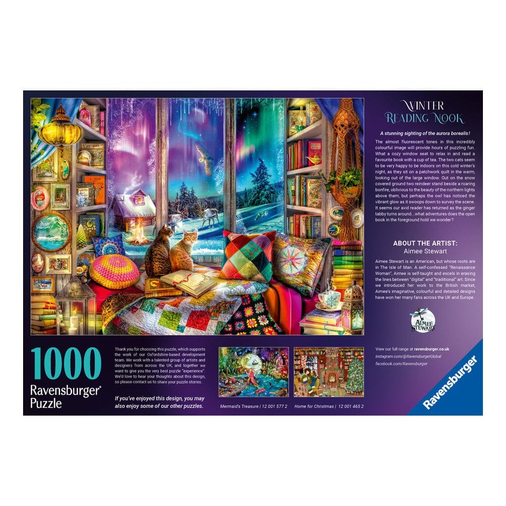 Ravensburger Winter Reading Nook 1000pc Puzzle