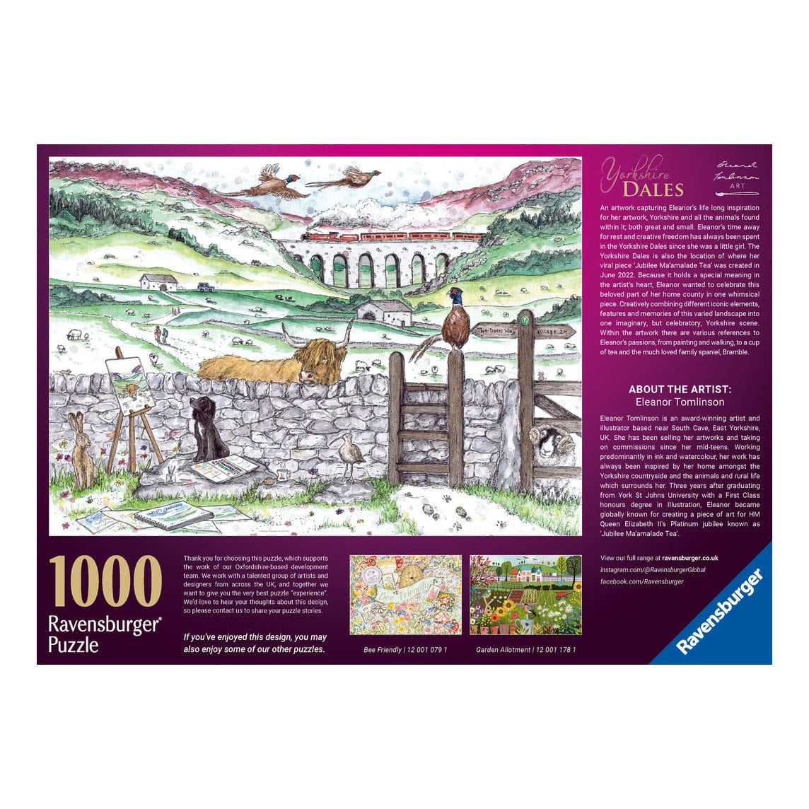Ravensburger Yorkshire Dales 1000pc Puzzle