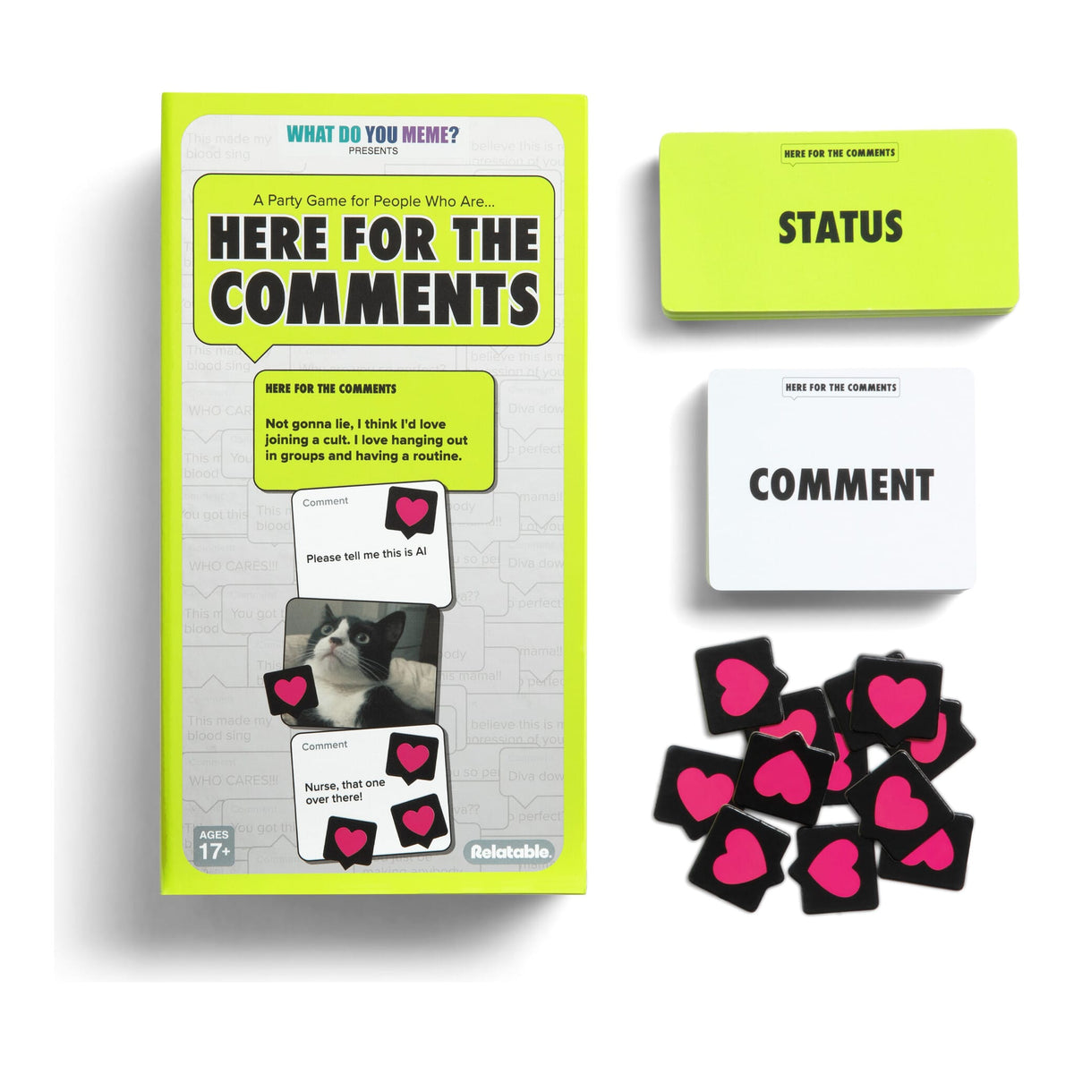 What Do You Meme? Here For The Comments Adult Party Card Game 810192989805