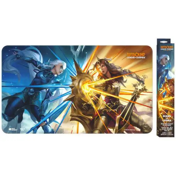 Riftbound League of Legends Vendetta Playmat – Diana vs Leona