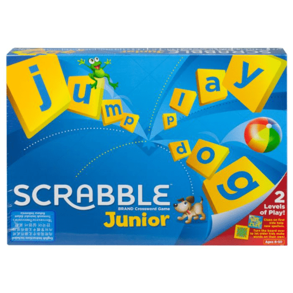 Junior Scrabble Game for Kids with Words and Pictures