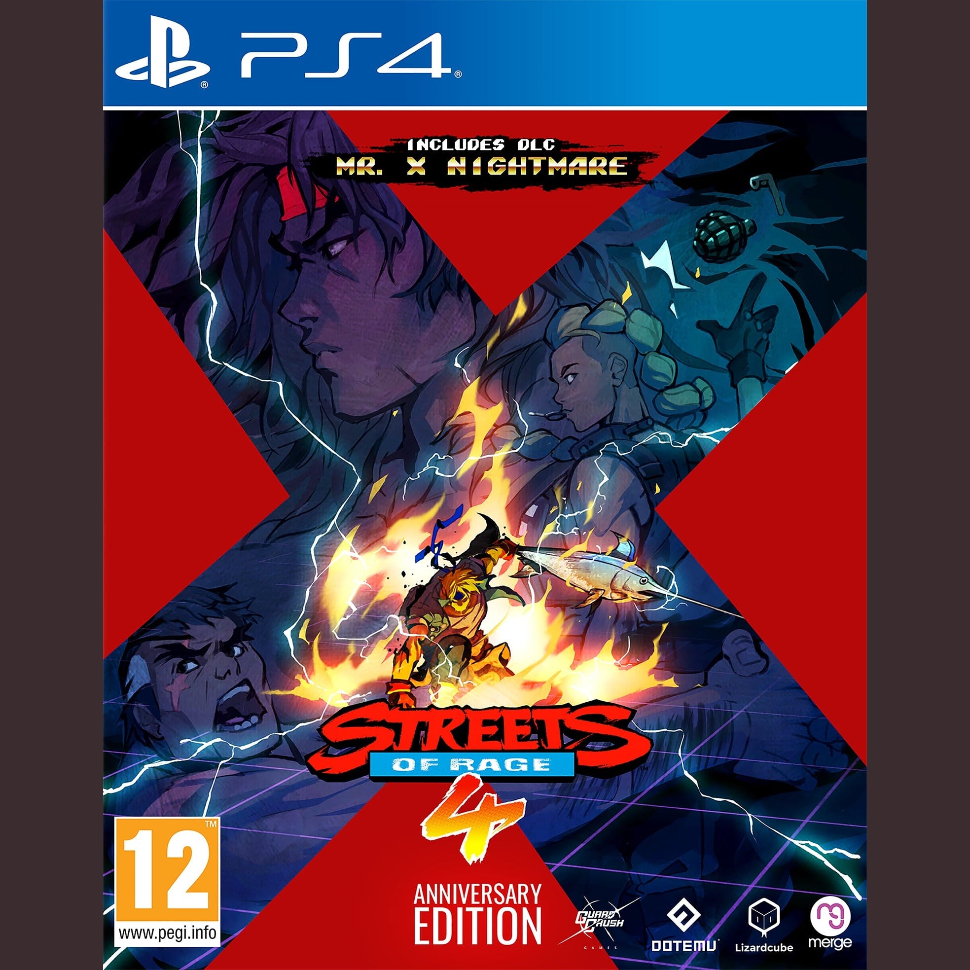 Streets Of Rage 4 Anniversary Edition - PS4 (Disc) 5060264379972