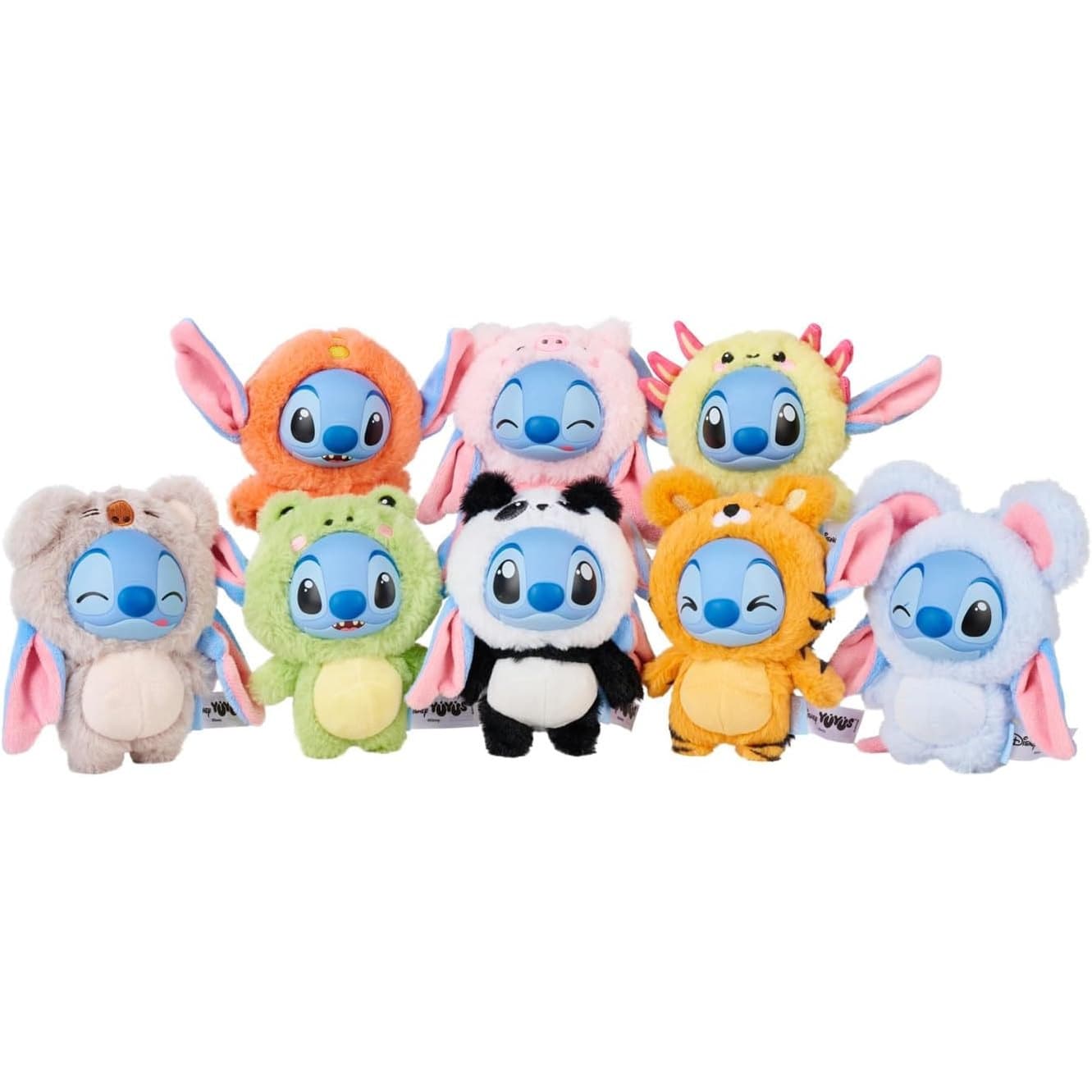 Disney Stitch YuYus Plush Key Ring 12cm (1 Mystery Box Selected at Random) 5400868040067