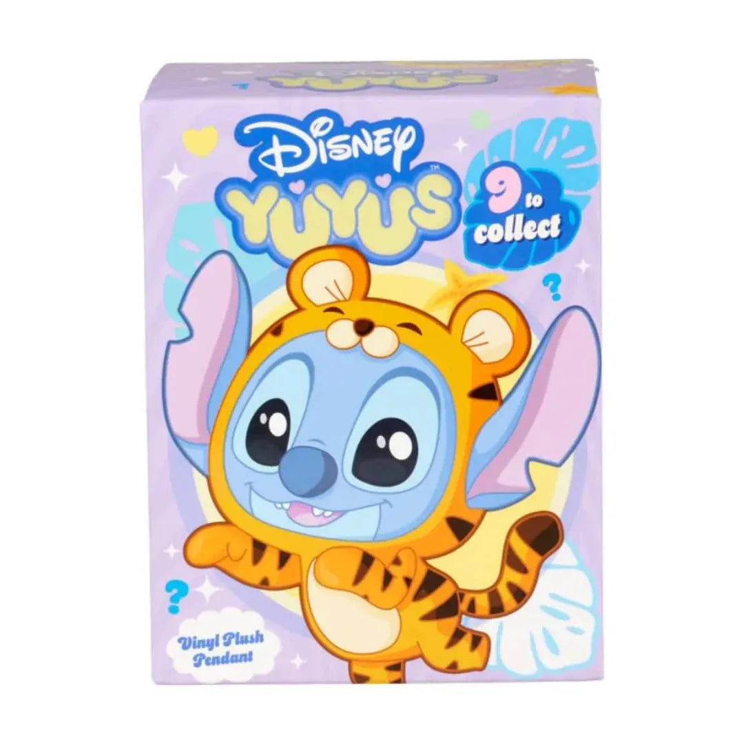 Disney Stitch YuYus Plush Key Ring 12cm (1 Mystery Box Selected at Random) 5400868040067