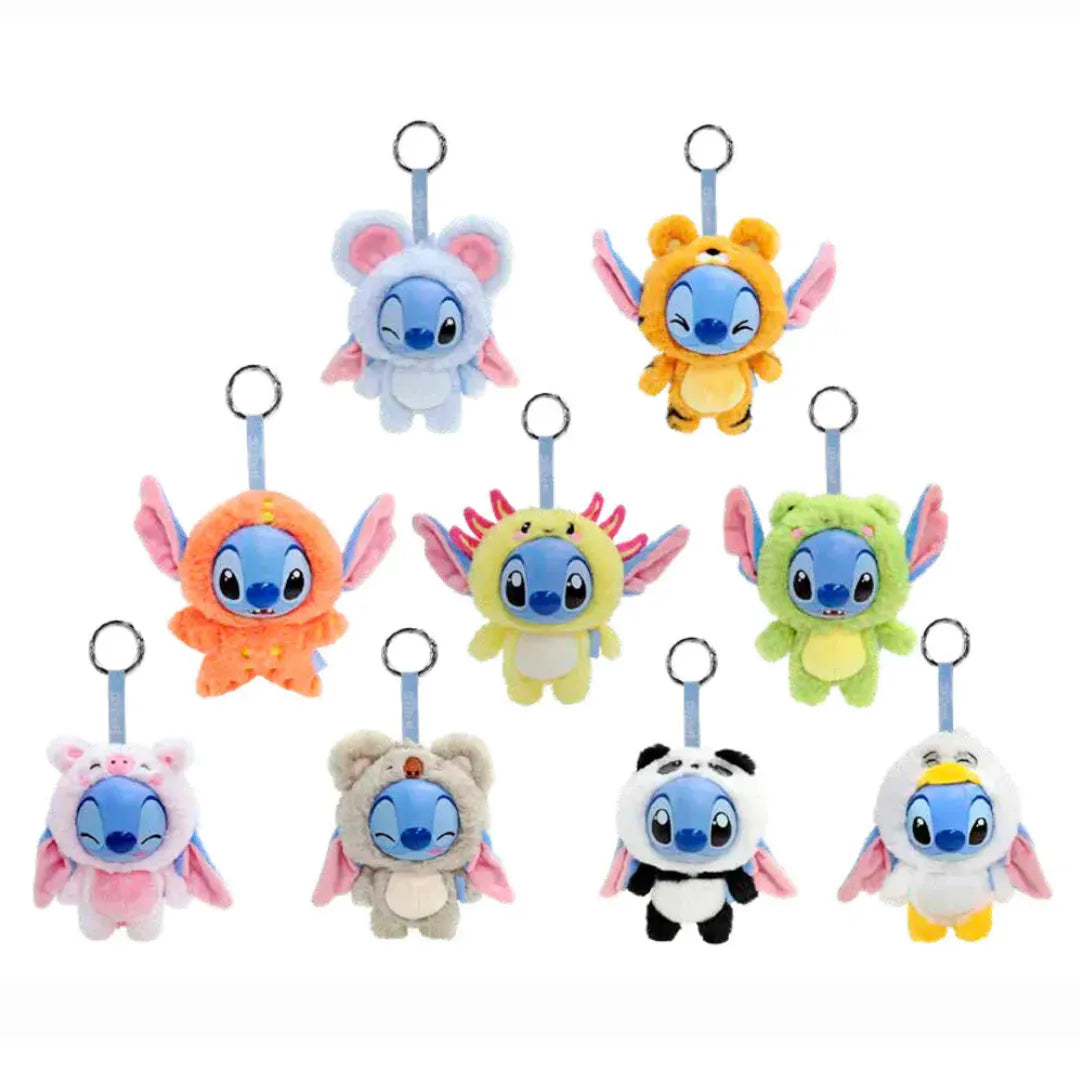 Disney Stitch YuYus Plush Key Ring 12cm (1 Mystery Box Selected at Random) 5400868040067