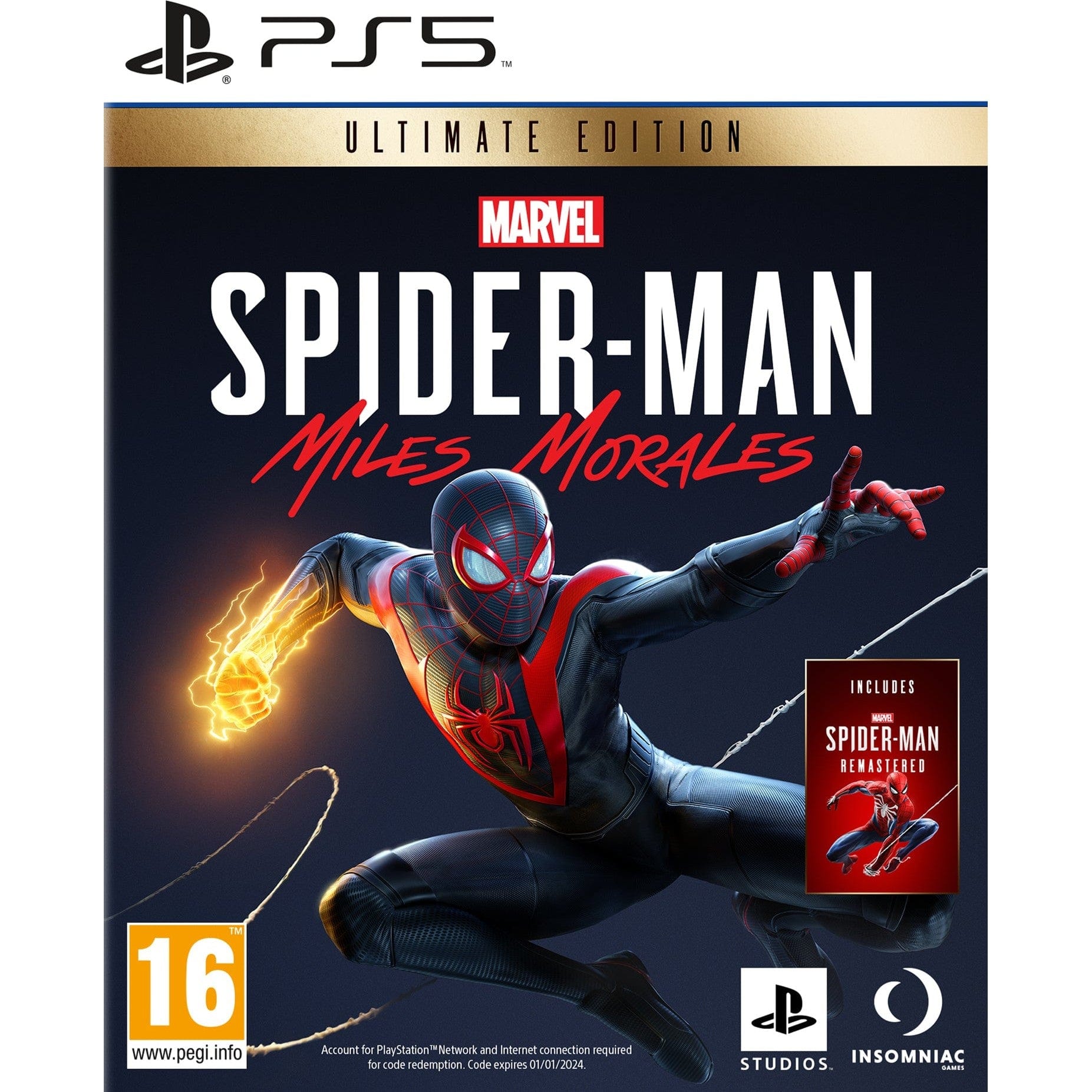 Marvel Spiderman Miles Mor UE - Playstation 5 0711719800392