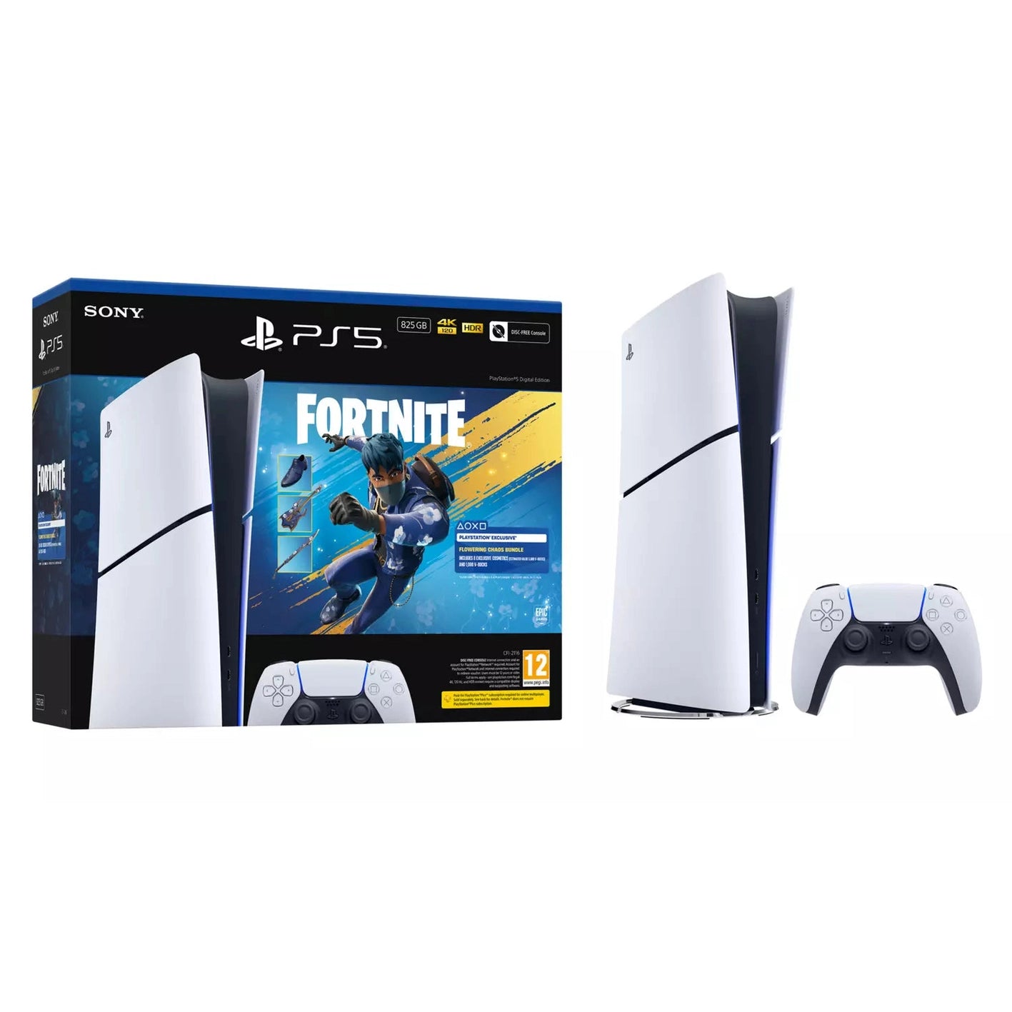 PlayStation 5 Digital Edn - Fortnite Flowering Chaos Bundle 711719021803