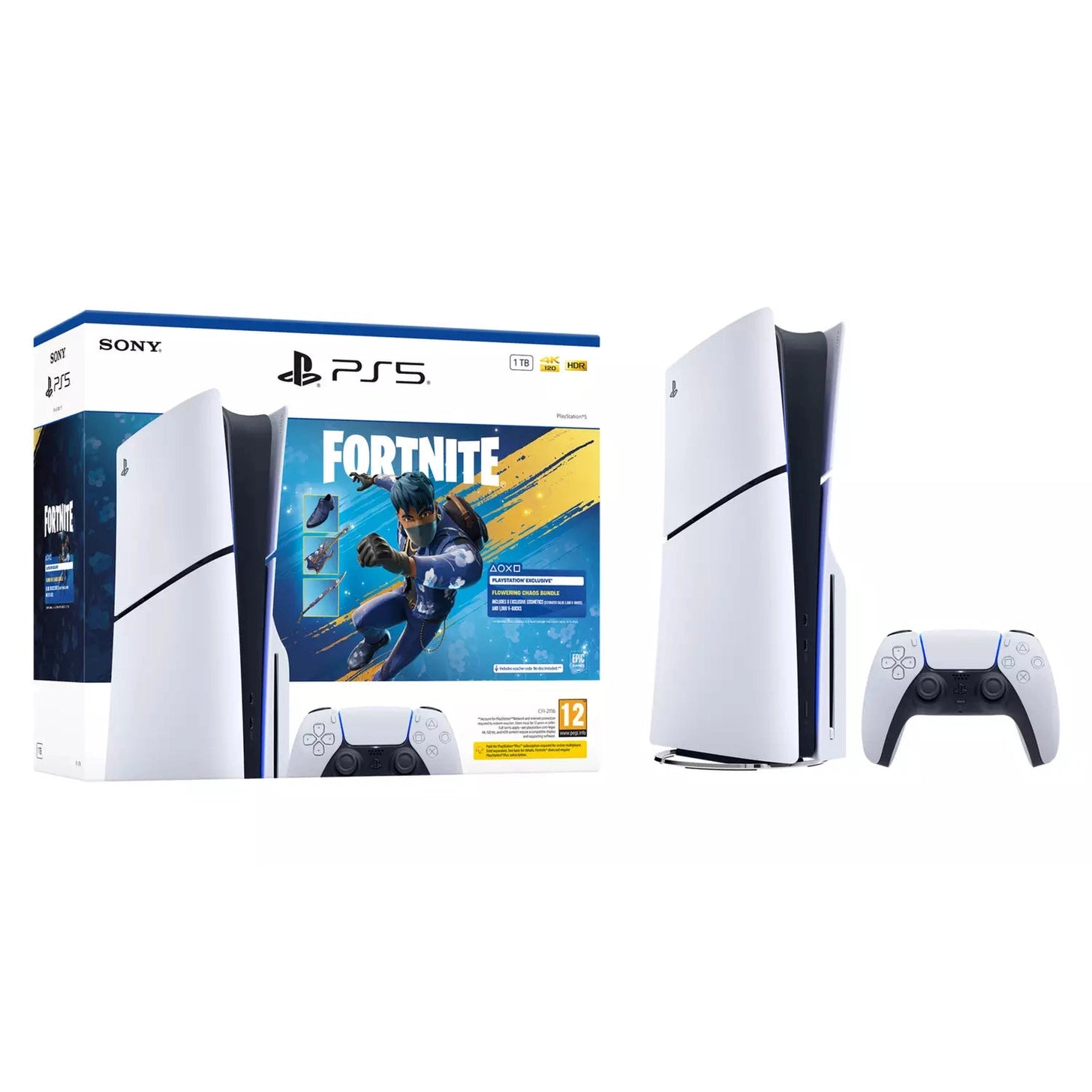 PlayStation 5 Disc Console - Fortnite Flowering Chaos Bundle 711719021414