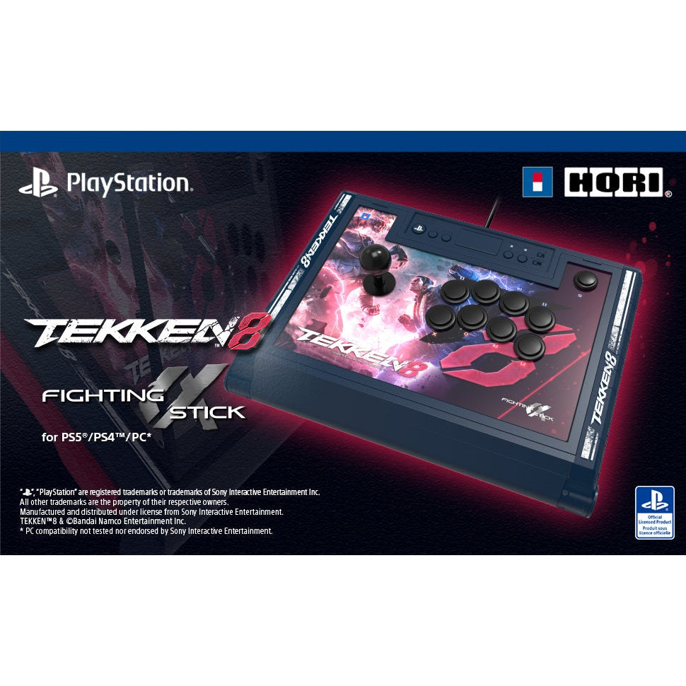 HORI Fighting Stick Alpha Tekken 8 Edition for PS5, PS4 & PC