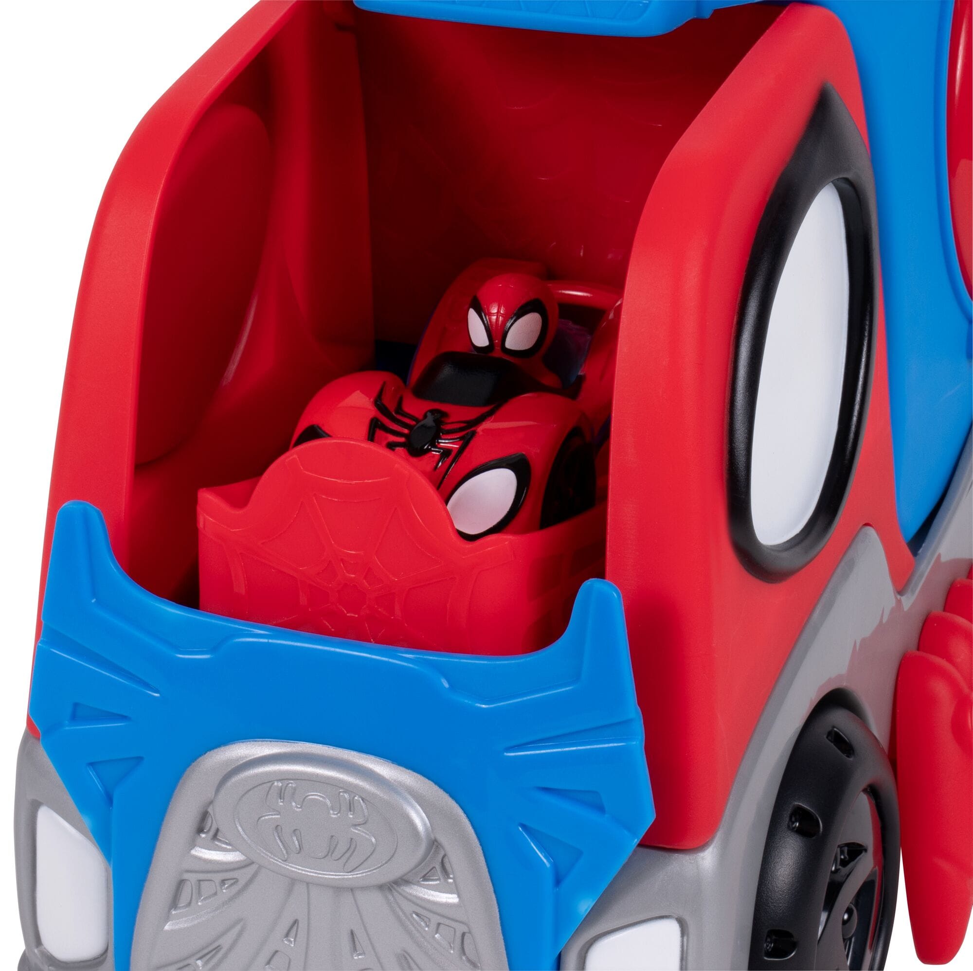 Spidey and Friends - Transforming Hauler Raceway 191726900139