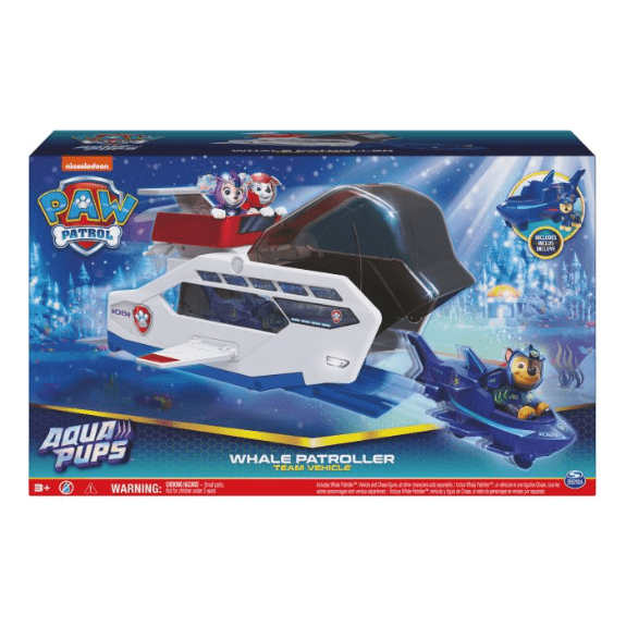 Spin Master: Paw Patrol Aqua Pups Whale Patroller 778988436264