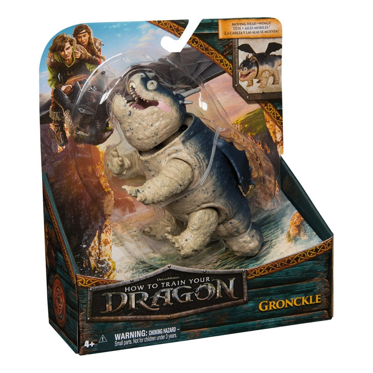 DreamWorks Dragons Small Gronkle Dragon Figure Toy