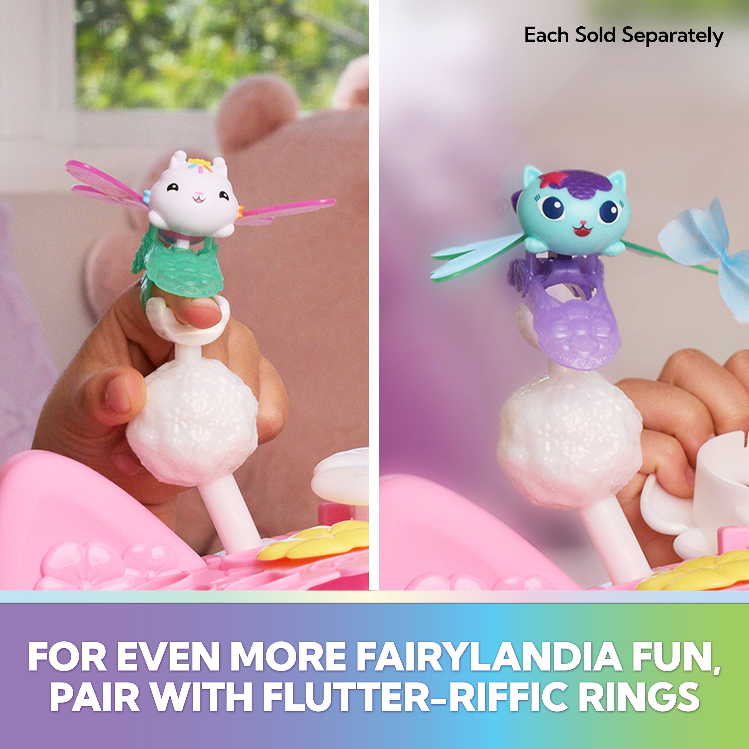 Gabby's Dollhouse Fairylandia Flutter Magic Fairy Playset 681147120402