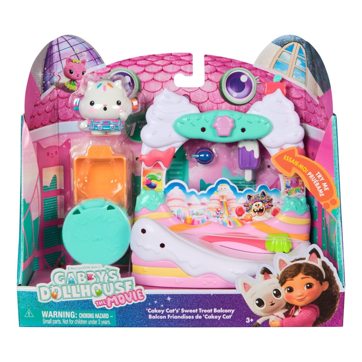 Kinetic Sand Gabby's Dollhouse Movie Balcony Playset