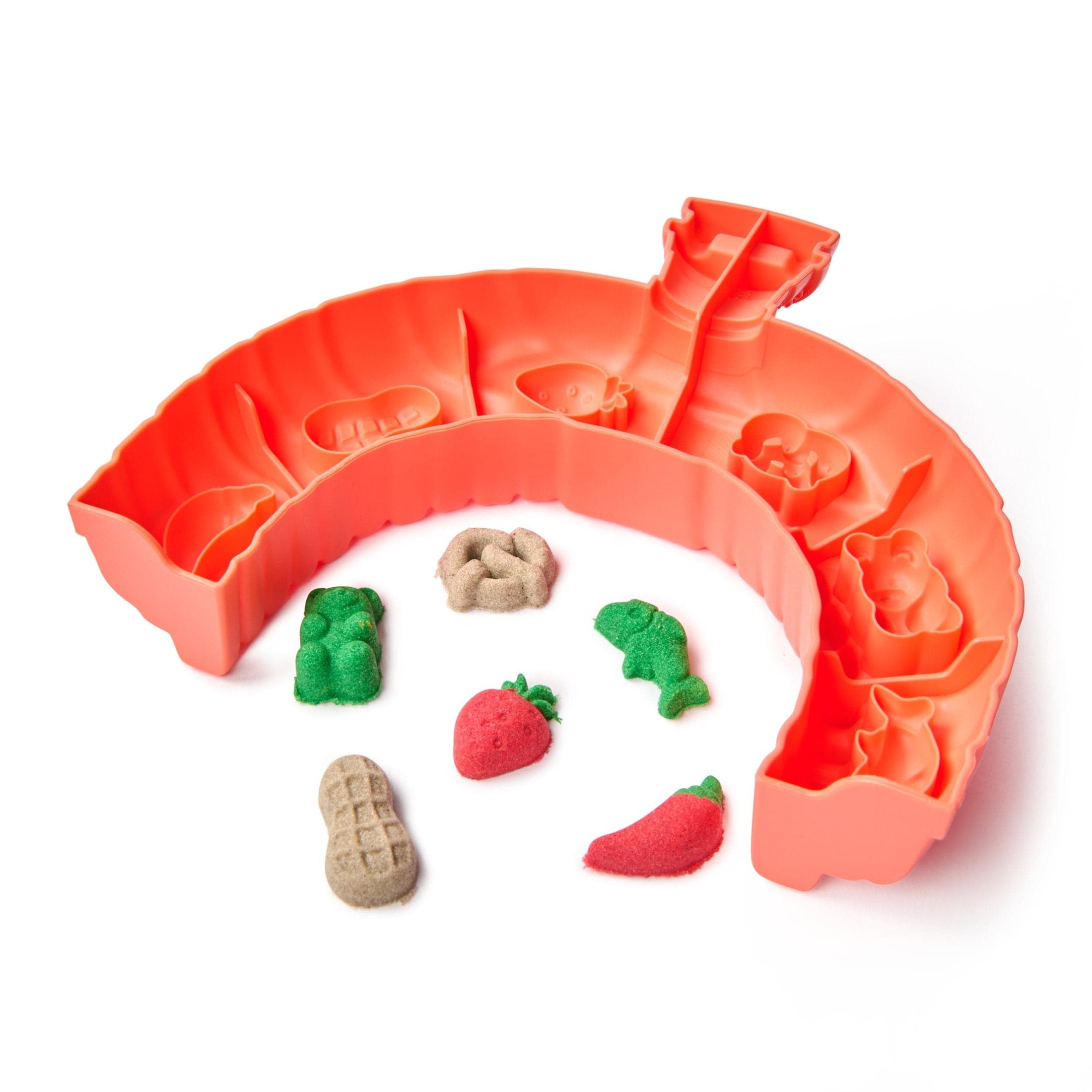Kinetic Sand Squish Pizza Creative Play Set for Kids