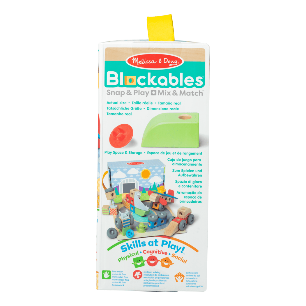 Melissa And Doug Blockables Vehicles Building Set Playset